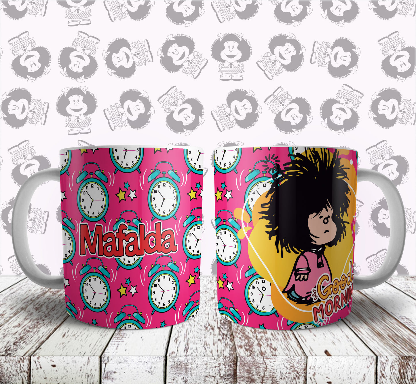 Taza Mafalda - ¡Un Toque de Rebeldía y Ternura en Cada Sorbo!