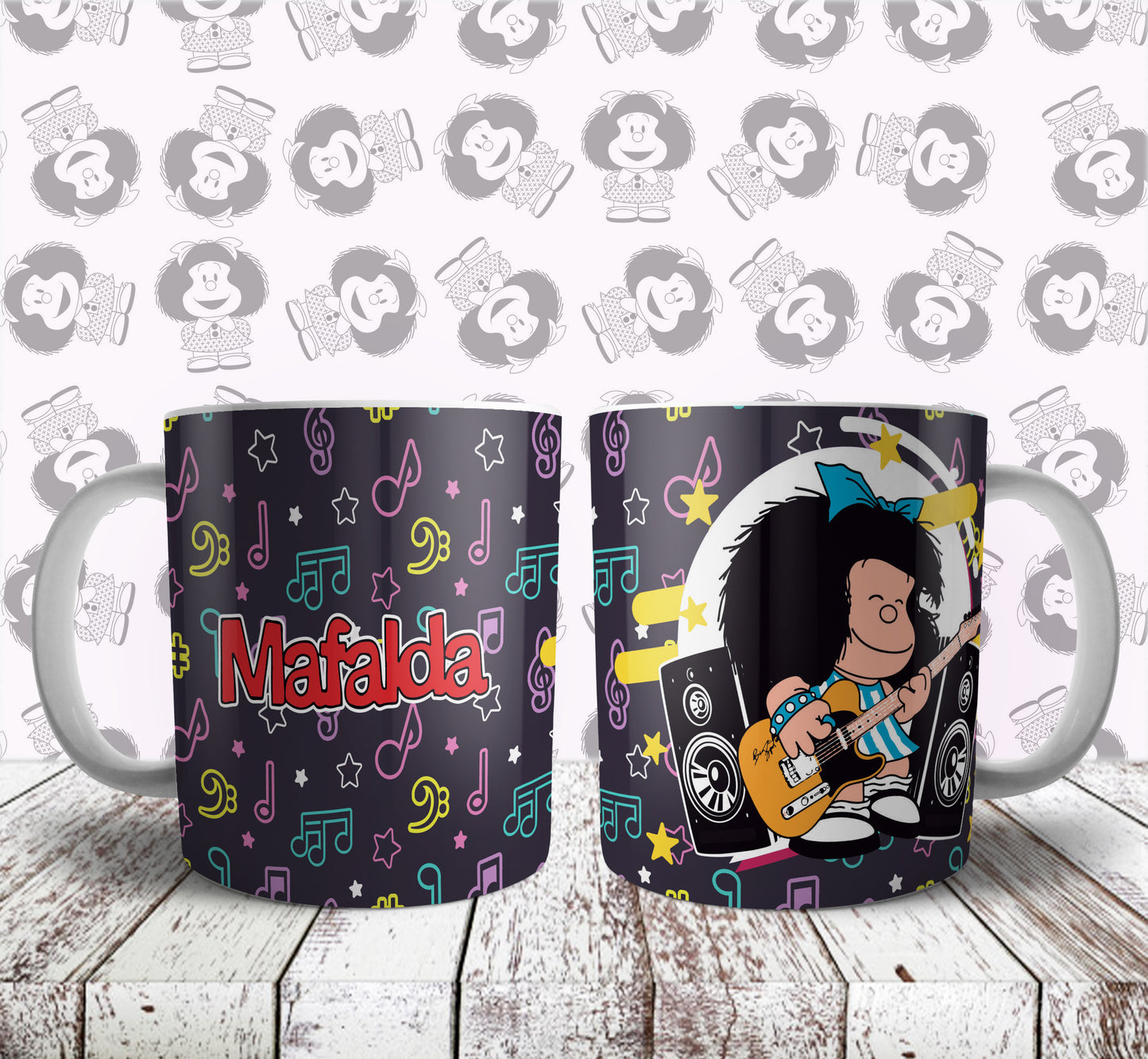 Taza Mafalda - ¡Un Toque de Rebeldía y Ternura en Cada Sorbo!
