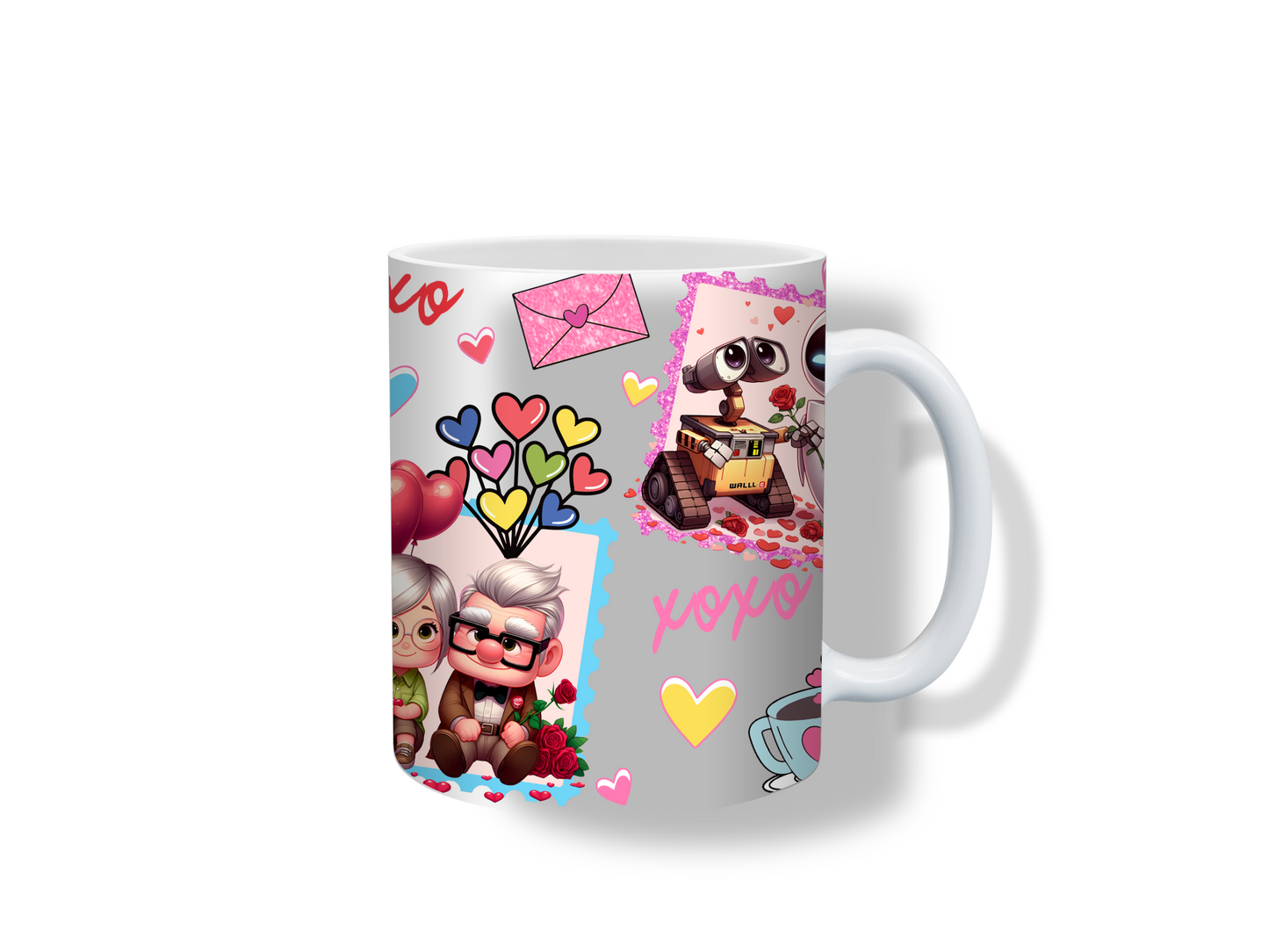 🌟 Taza de San Valentín – Inspirada en la Mágica Historia de UP 🎈💕