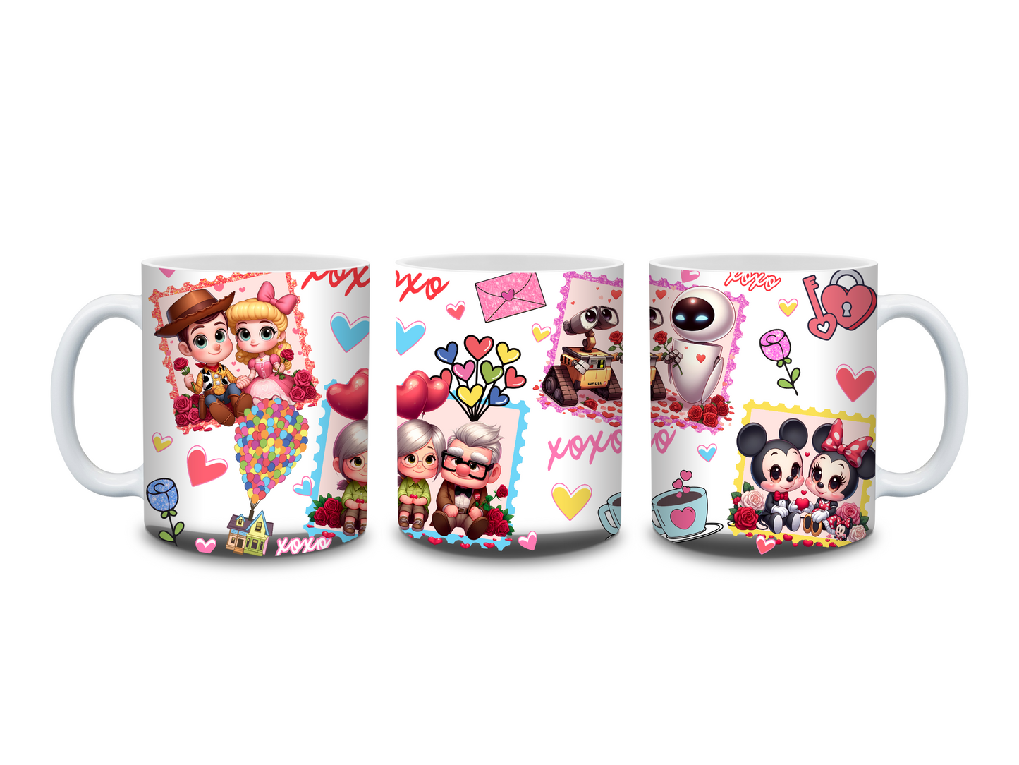 🌟 Taza de San Valentín – Inspirada en la Mágica Historia de UP 🎈💕