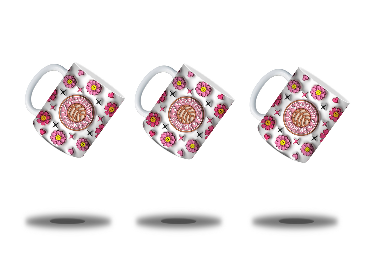 Taza "Cafecito y Chisme" – El combo perfecto para tu break favorito