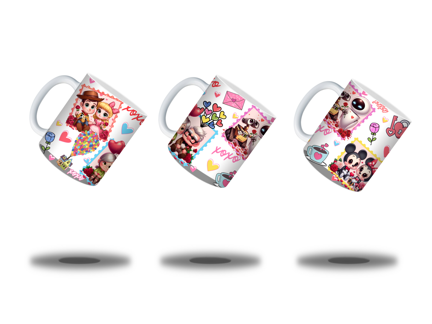 🌟 Taza de San Valentín – Inspirada en la Mágica Historia de UP 🎈💕