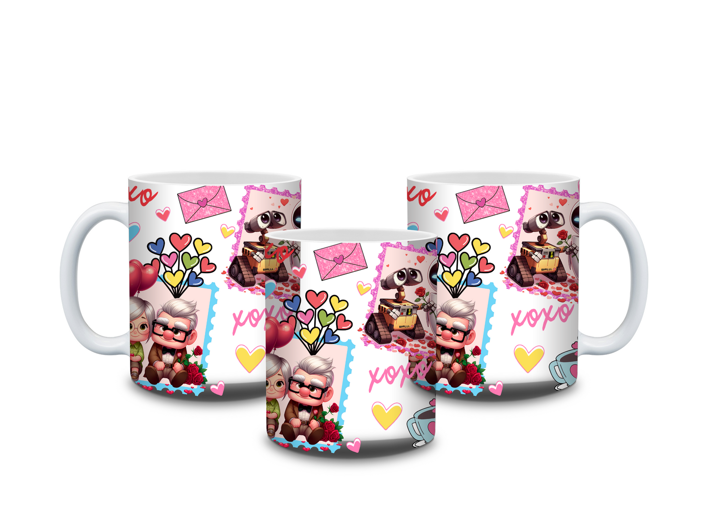 🌟 Taza de San Valentín – Inspirada en la Mágica Historia de UP 🎈💕