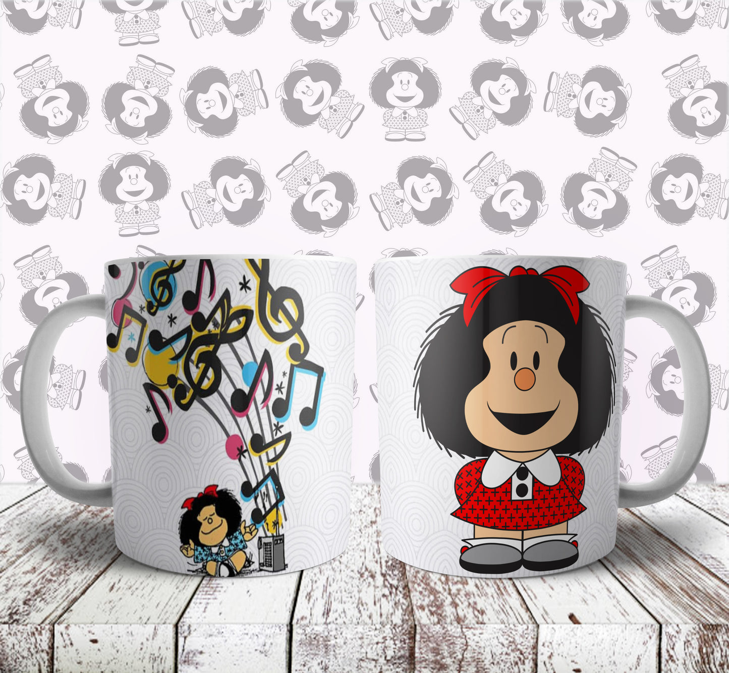 Taza Mafalda - ¡Un Toque de Rebeldía y Ternura en Cada Sorbo!