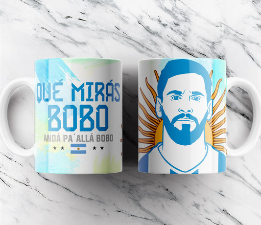 Taza ¿Qué Mirás, Bobo?