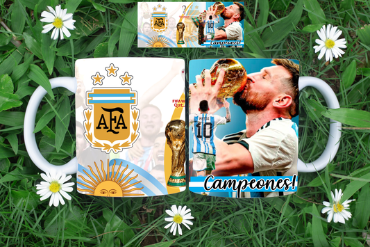 🏆 Taza Celebra la Gloria Albiceleste